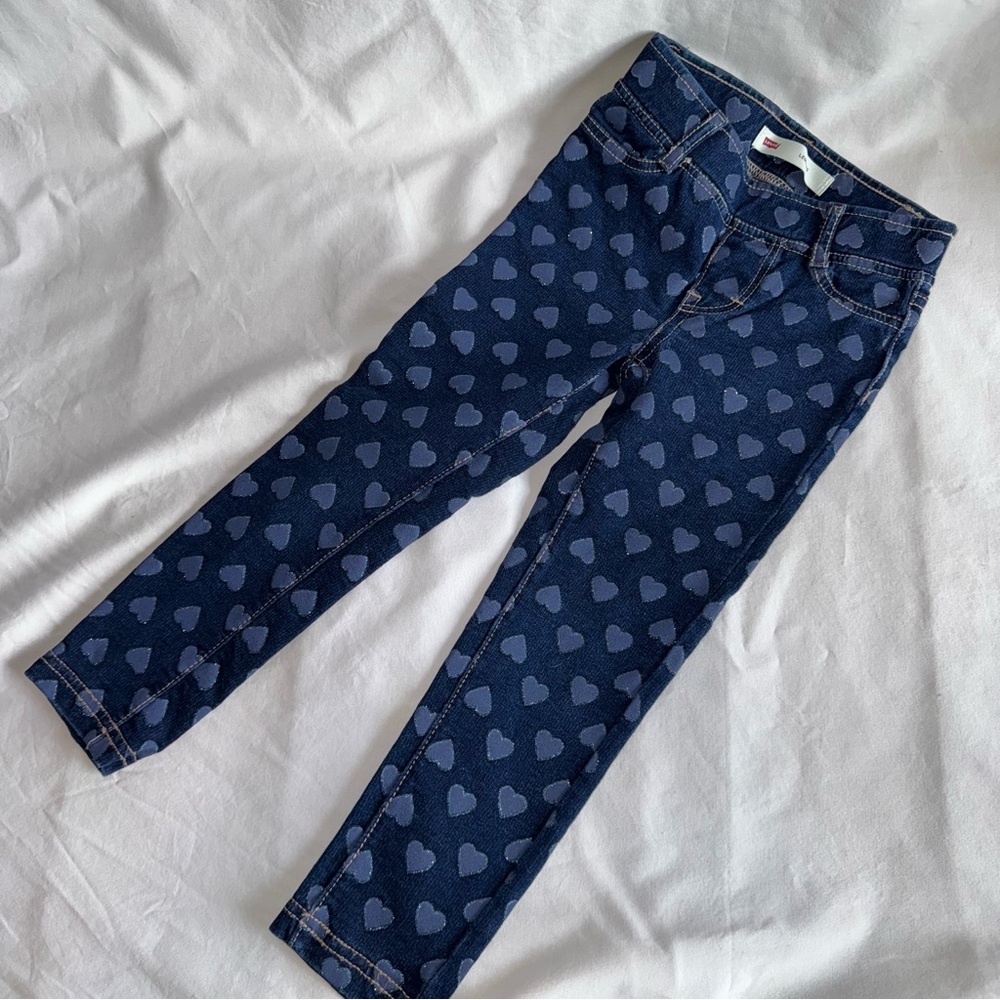 Levi's Heart Denim Leggings